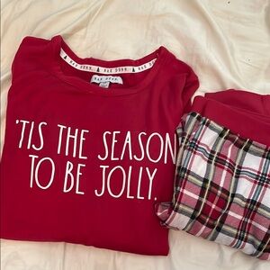 Rae Dunn ‘Tis the Season to be Jolly Holiday Christmas Pajama Set